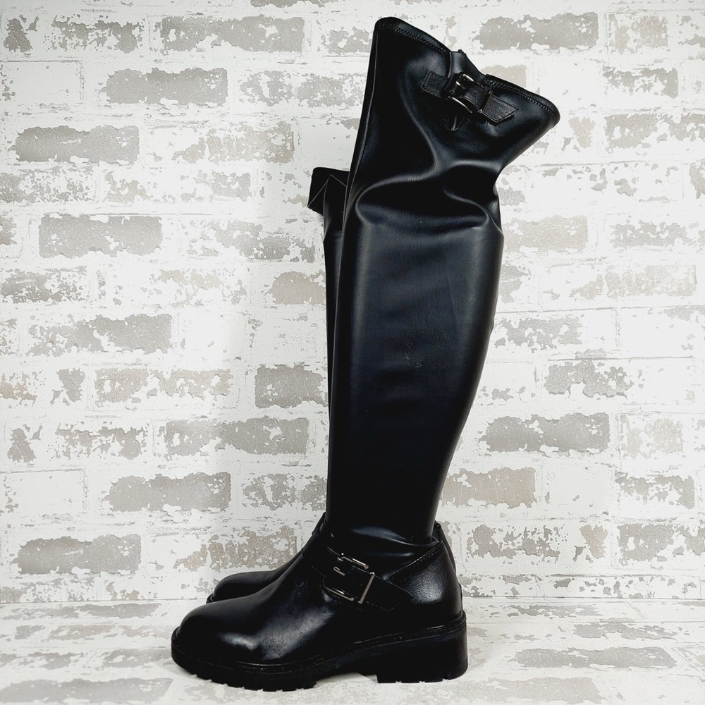 Black Knee-High Women's Boots